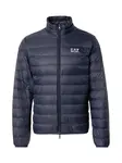 EA7 Emporio Armani Zimná bunda  tmavomodrá / biela