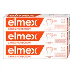 ELMEX Caries Protection zubní pasta proti zubnímu kazu triopack 3 x 75 ml