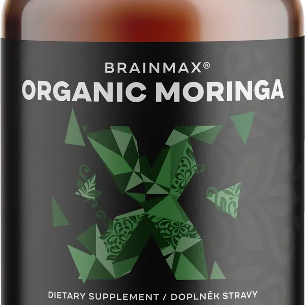 BRAINMAX Organic Moringa 100 kapslí