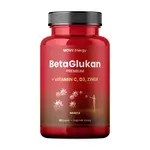MOVIT ENERGY BetaGlukan 350 mg + Vitamin C, D3, Zinek PREMIUM 60 kapslí