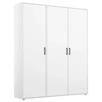 Rauch Möbel ŠATNÍ SKŘÍŇ S OTOČNÝMI DVEŘMI, bílá, 140/194/53 cm