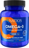 NATIOS Omega-3 Premium Anchovies 1000 mg 100 kapslí