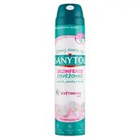 SANYTOL Dezinfekční osvěžovač vzduchu, povrchů a textilií s květinovou vůní 300 ml