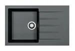 Alveus Cadit - Granitový drez 79x50 cm, Quick-Close, carbon 1149142