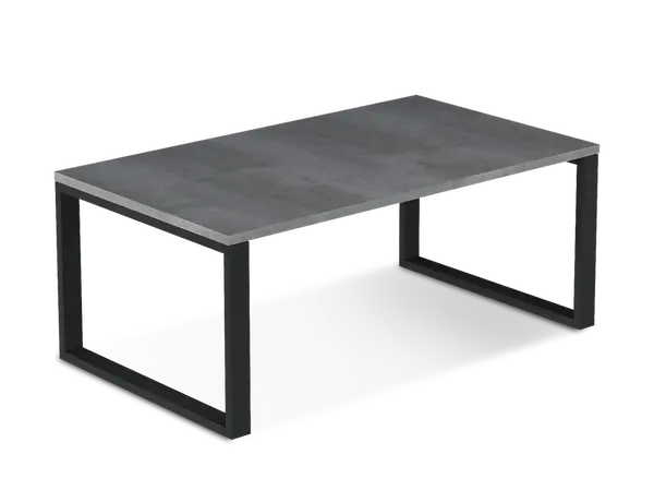 Konferenční stolek Fresco Barva desky: Beton, Barva podstavy: Černá