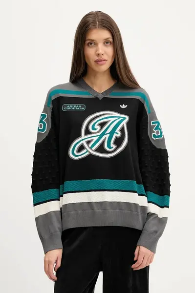 Svetr s příměsí vlny adidas Originals