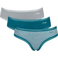 SLOGGI GO CRUSH HIPSTER C3P Dámské kalhotky, tmavě zelená, velikost