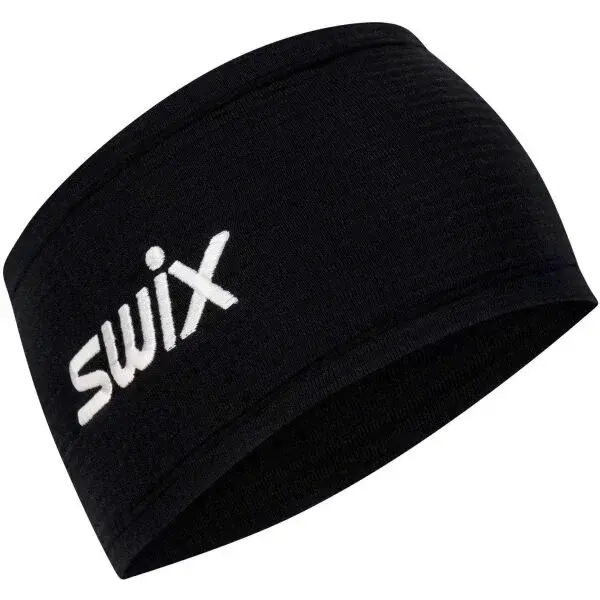 Swix HEAT WOOL Vlnená čelenka, čierna, veľkosť S/M