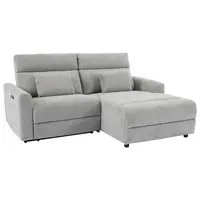 Carryhome ROHOVÁ SEDAČKA, textil, šedá