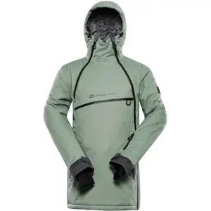 ALPINE PRO OMEQ Pánska lyžiarska bunda, zelená, veľkosť