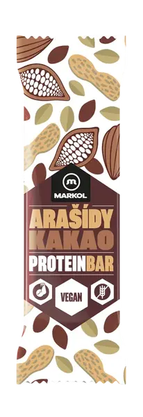 MARKOL Protein bar Arašídy a kakao 40 g