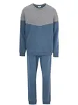 Dagi Dlhé pyžamo  modrá melírovaná / sivá melírovaná