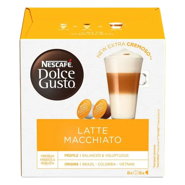 NESCAFÉ Dolce Gusto® Latte Macchiatto kávové kapsle 16 ks