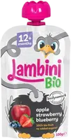 LAMBINI BIO Demeter kapsička jablko, jahoda a borůvka 100 g