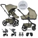 EASYWALKER Set XL kočík kombinovaný Harvey NXT s príslušenstvom Moss Green