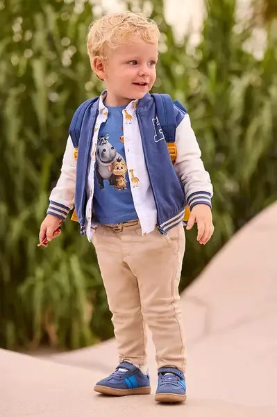 Ľanové nohavice pre bábätká Mayoral