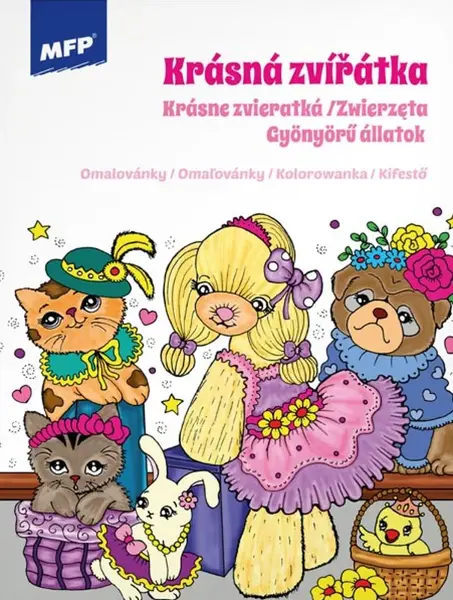 Omalovánky MFP A4 Krásná zvířátka 210x276mm/32