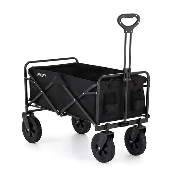 FEEDO Skladací prepravný vozík Donkey Black