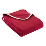 Fleecová deka vínová