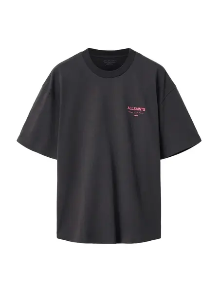 AllSaints Tričko 'Underground'  svetloružová / čierna