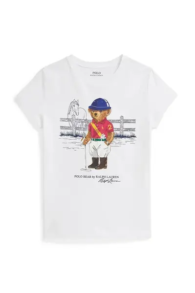 Dětské bavlněné tričko Polo Ralph Lauren