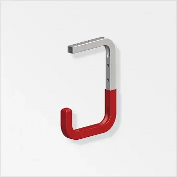 Nástěnný/stropní držák, policový, pozink, pogumovaný, 115x160x100 mm, max. 30 kg - ALFER