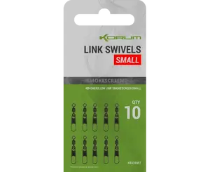 Korum karabinka smokescreen link swivels 10 ks - large