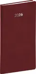 Kapesní diář Balakon 2026, bordó