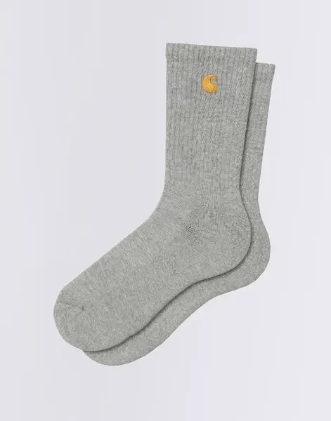 Carhartt WIP Chase Socks Grey Heather/Gold