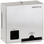 Zásobník na tampóny a vložky Bemeta strieborná nerez 101403275