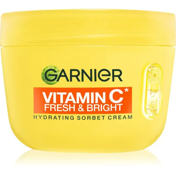 Garnier Vitamin C Fresh & Bright sorbet krém s rozjasňujícím efektem 85 ml