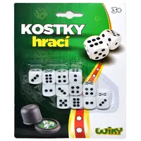 Kostky hrací 1,5cm 12ks