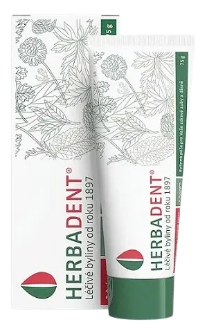 HERBADENT Bylinná zubní pasta s fluorem 75 g