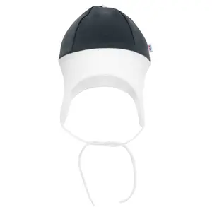 New Baby Kojenecká čepička  The Best grafitová, vel. 80 (9-12m)