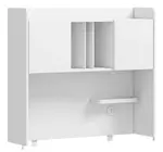 Nástavec se skříňkami a usb na psací stůl vendella - bílá