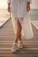 Boto Dámske ozdobené tenisky béžové Calissea