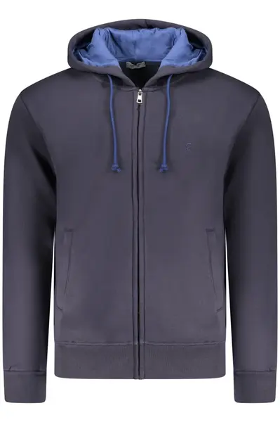Pánska modrá mikina na zips COVERI MOVING