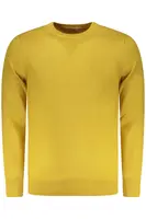 Pánský žlutý svetr s výšivkou