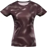 ALPINE PRO QUATRA Dámské funkční triko, hnědá, velikost