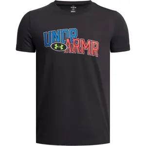 Under Armour OVERLAY WORDMARK Chlapecké tričko, černá, velikost XL