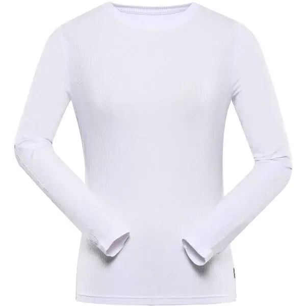 NAX KADESA Dámské triko s dlouhým rukávem, bílá, velikost