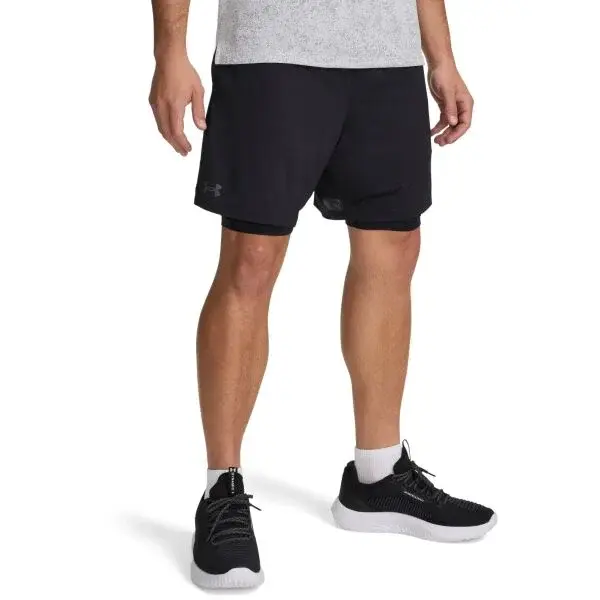 Under Armour TECH VENT 2IN1 SHORT Pánské šortky, černá, velikost M