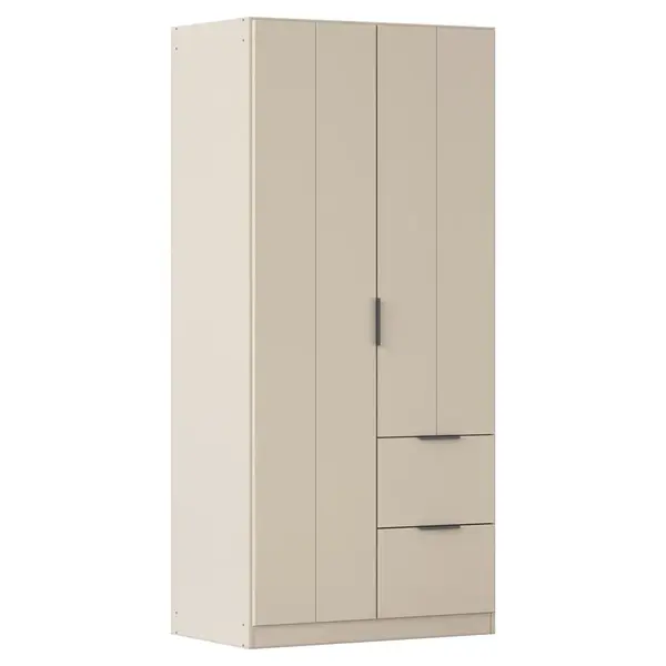 Rauch Möbel ŠATNÍ SKŘÍŇ S OTOČNÝMI DVEŘMI, šampaňská, 91/197/54 cm