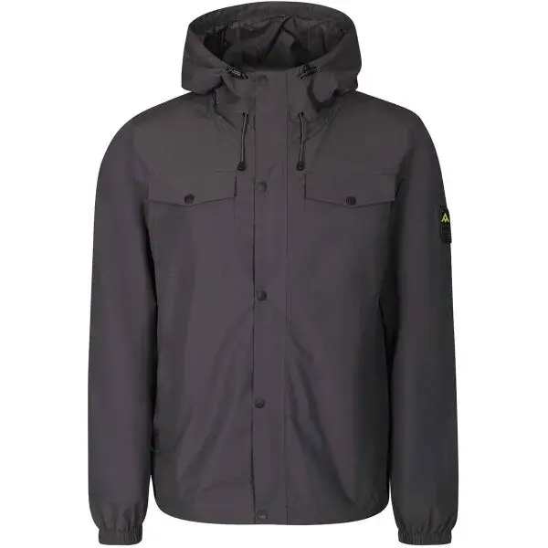 NAX IKEL Pánská přechodová bunda, tmavě šedá, velikost