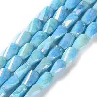 Dyed Opaque Glass Beads Strands