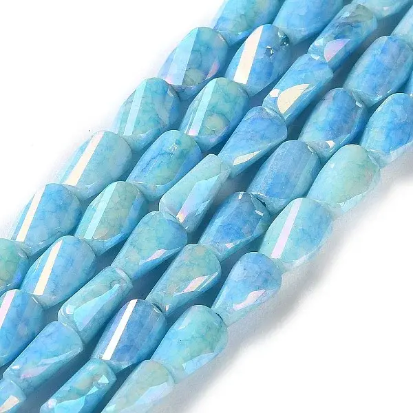 Dyed Opaque Glass Beads Strands