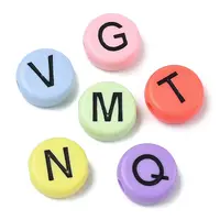 Opaque Acrylic European Beads