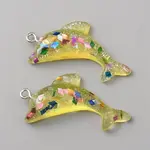 Transparent Resin Pendants