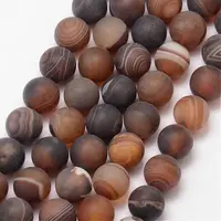 Natural Striped Agate/Banded Agate Bead Strands