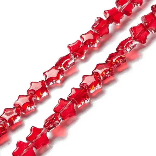 Transparent Glass Beads Strand